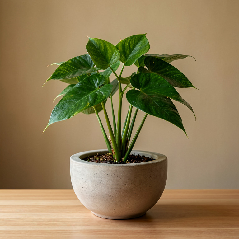 Syngonium in Countertop Bowl Planter
