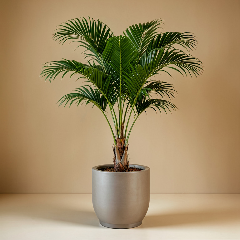 Areca Palm in Premium Stand Planter