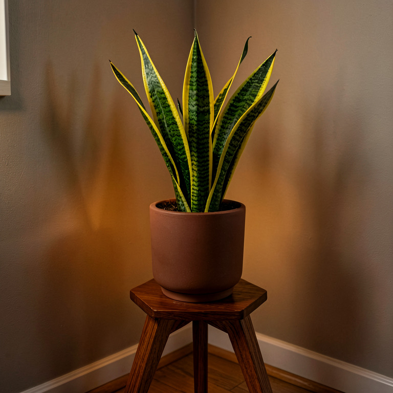 Snake Plant in Premium Stand Planter