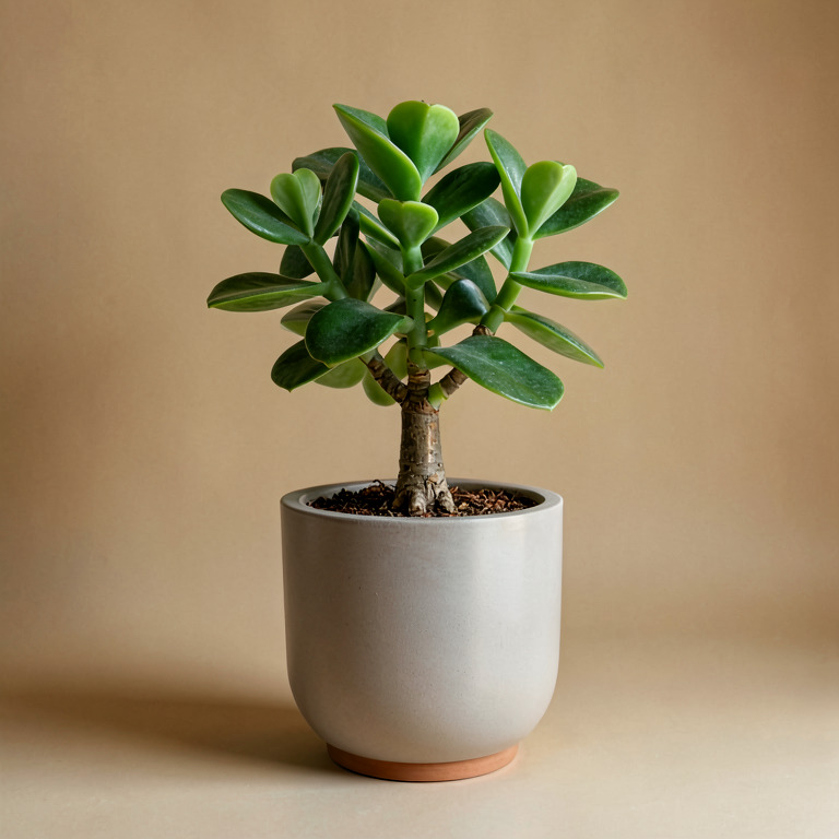 Jade Plant in Premium Stand Planter