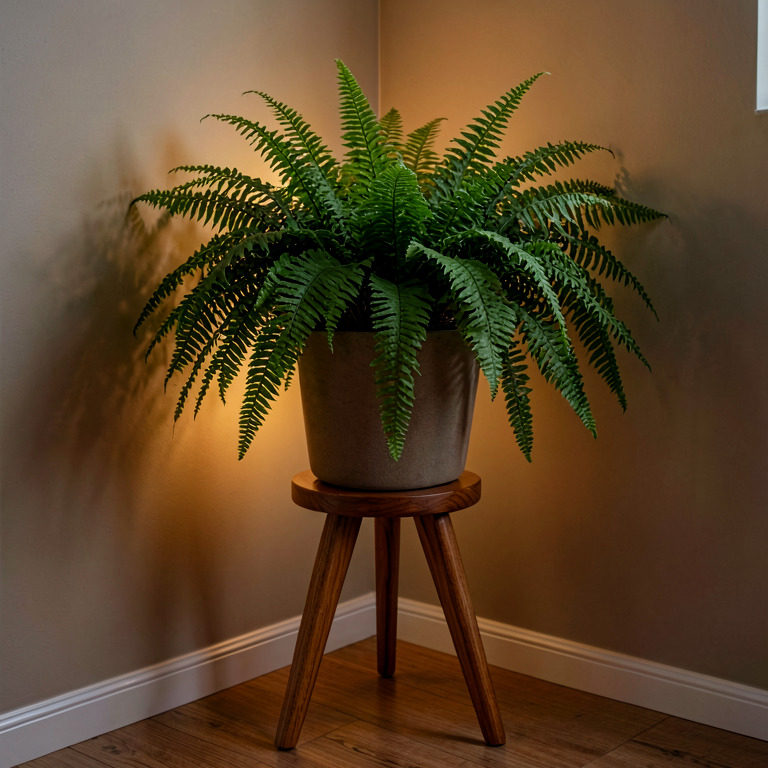 Boston Fern in Premium Stand Planter