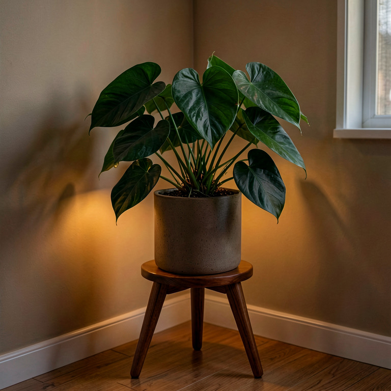 Philodendron in Premium Stand Planter