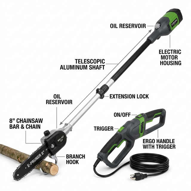 Telescopic Pole Pruner (4m)