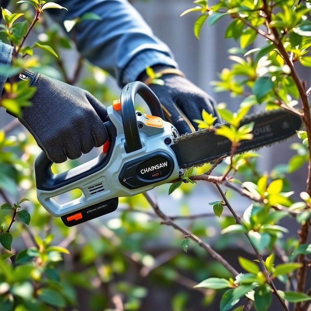 Mini Chainsaw (4-inch, 24V Cordless) - Detail