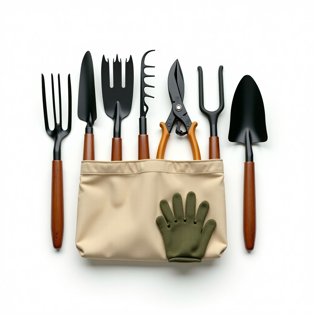 Garden Tool Set (8-piece, Carry Bag)