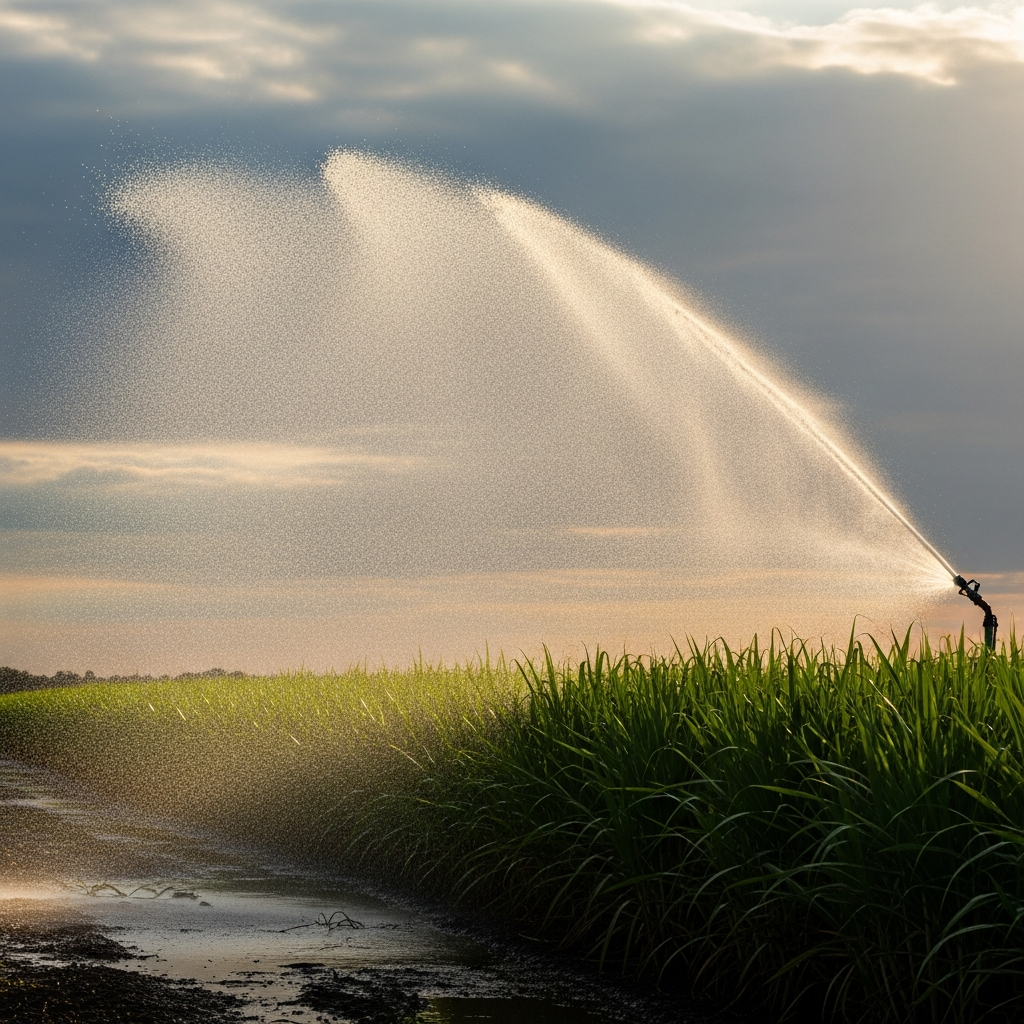 Rain Gun Sprinkler - In Use