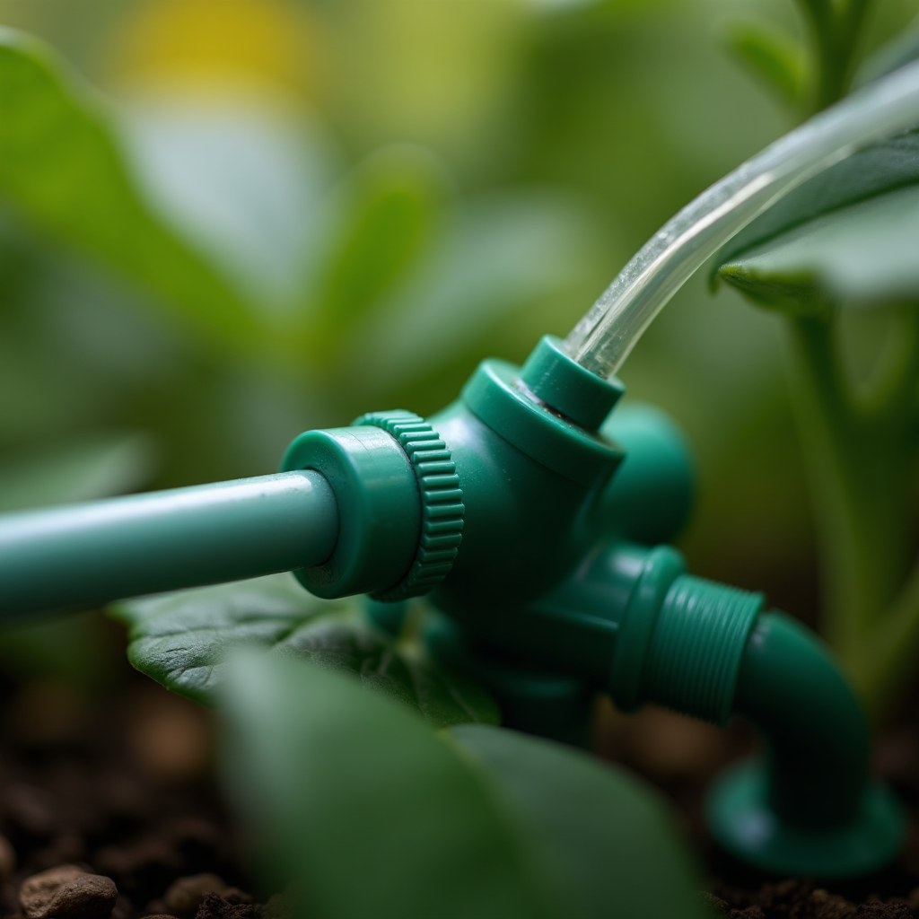 Drip Irrigation Starter Kit (50 Plants) - In Use
