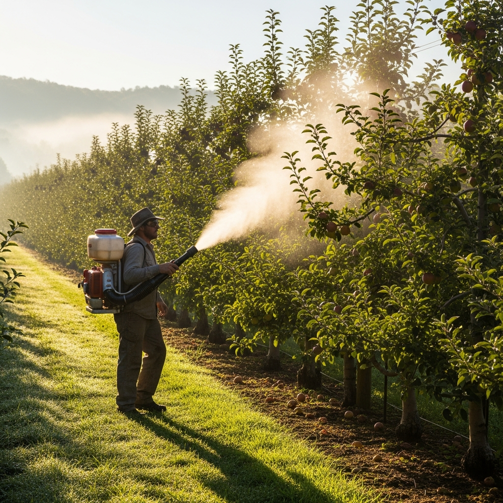 Mist Blower (2-Stroke, 20L) - In Use