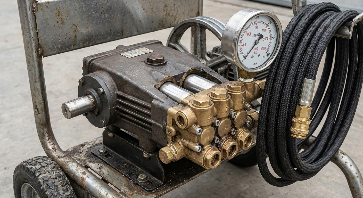 Trolley-Mounted Power Sprayer (100L) - Detail