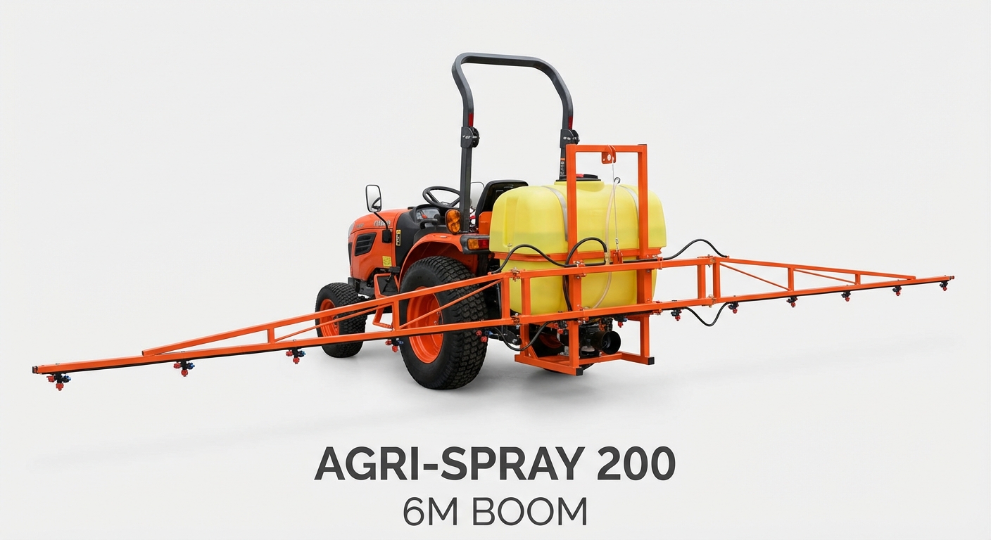 Boom Sprayer (Tractor Mounted, 200L)