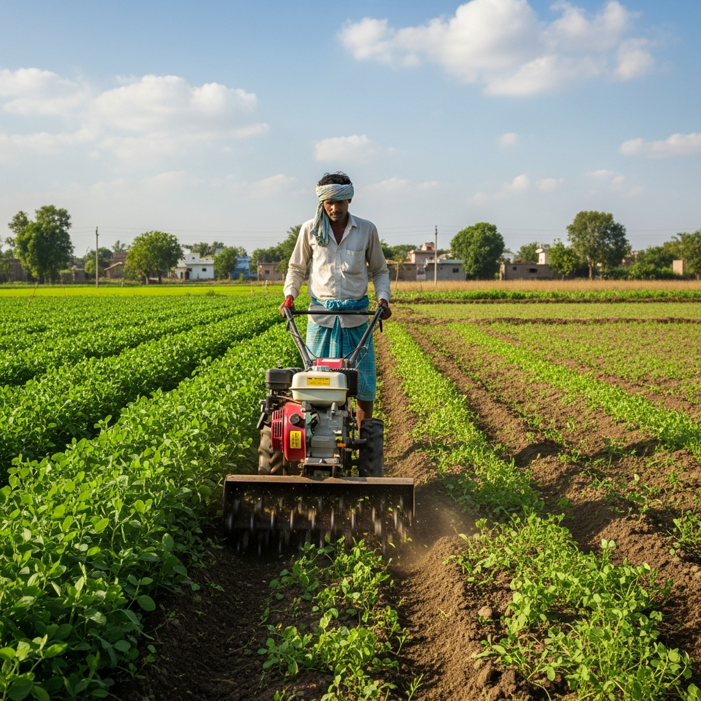 Power Weeder (4-Stroke Petrol) - In Use