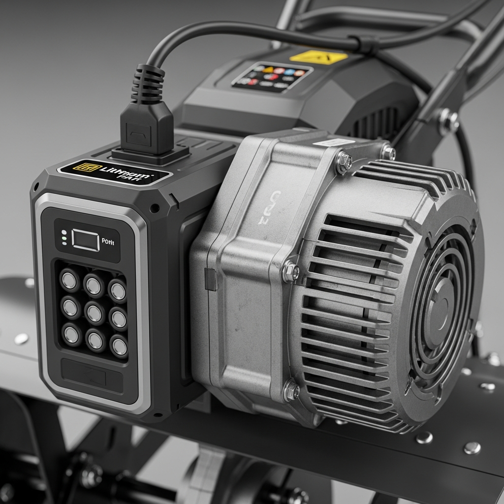 Battery Tiller (48V Cordless) - Detail