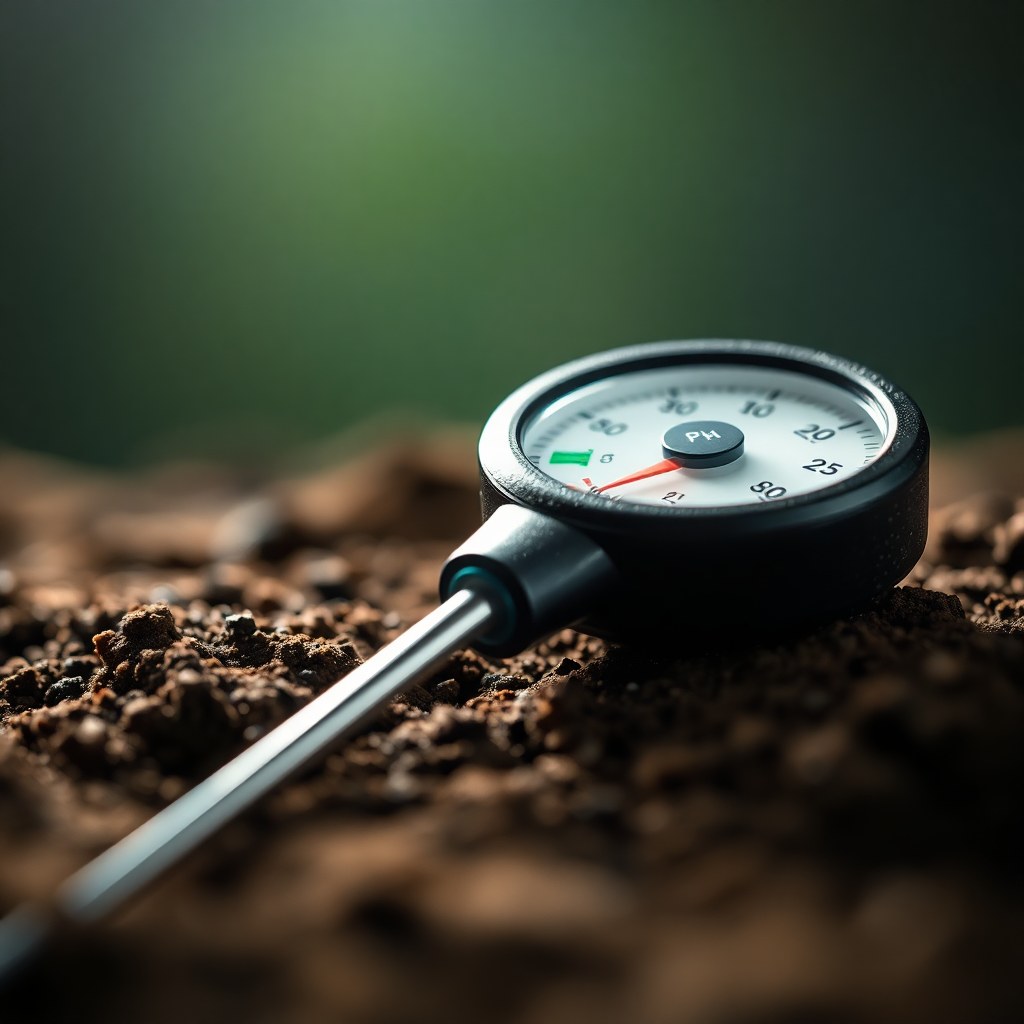 Soil pH & Moisture Meter (3-in-1) - In Use