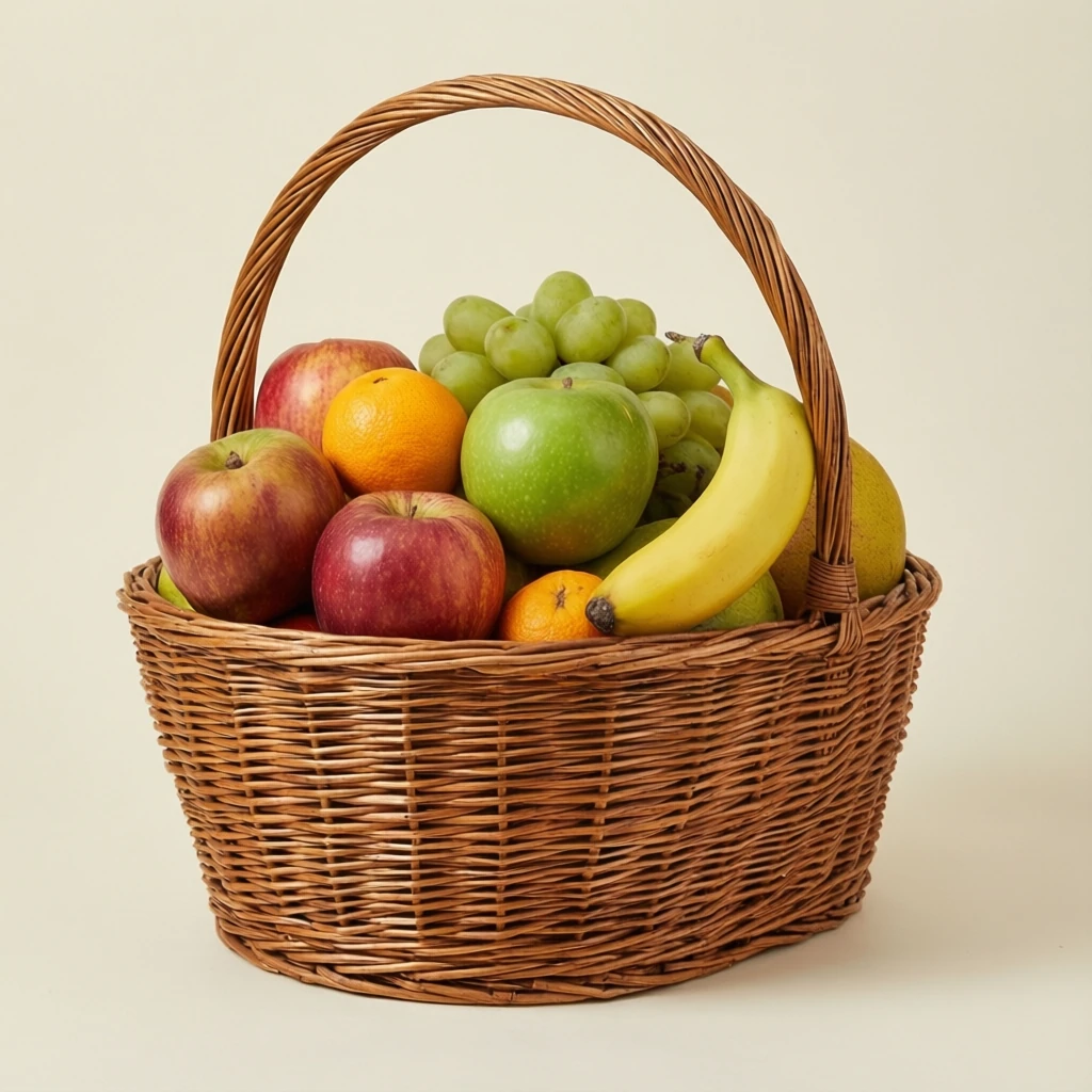 Wicker Fruit Basket