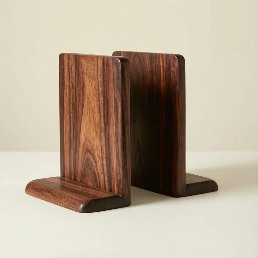 Sheesham Bookend Pair