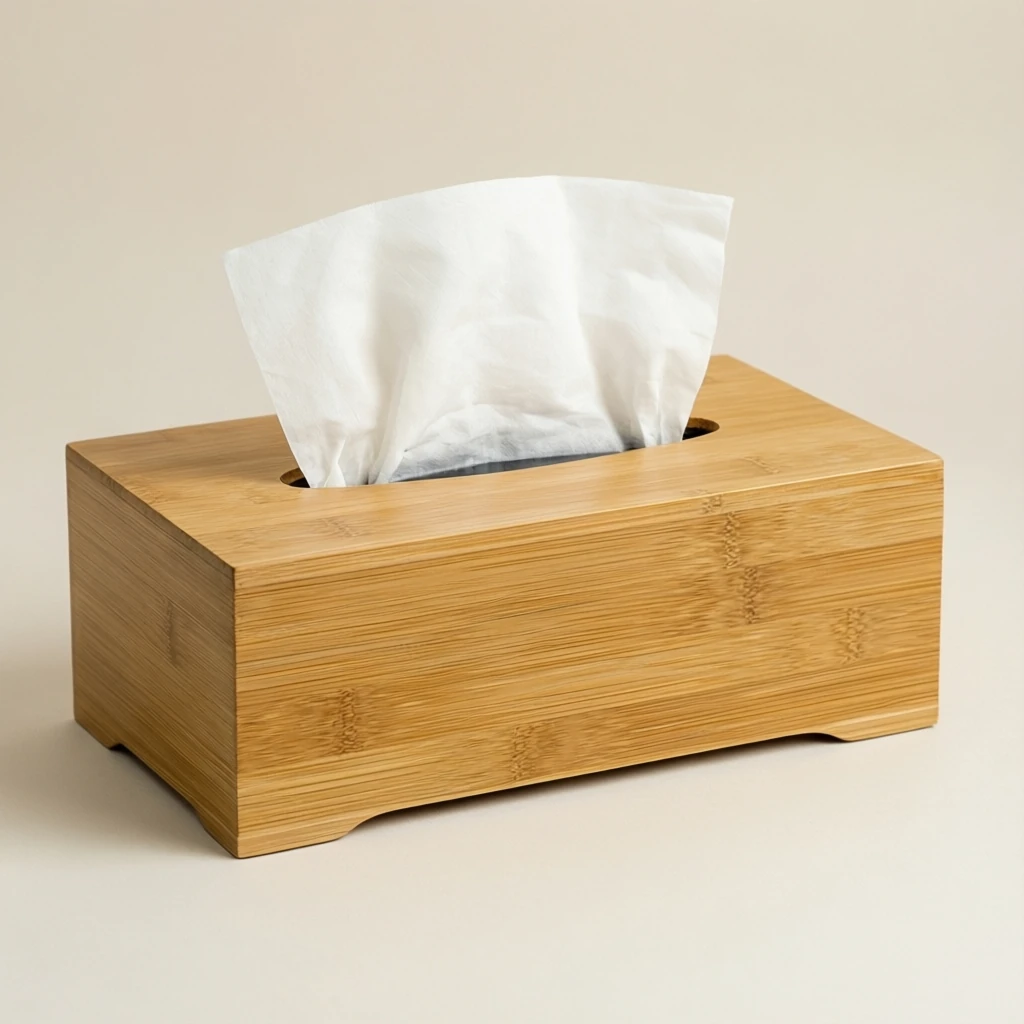 Bamboo Tissue Box