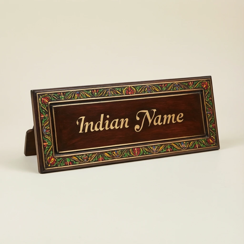 Hand Painted Name Plate