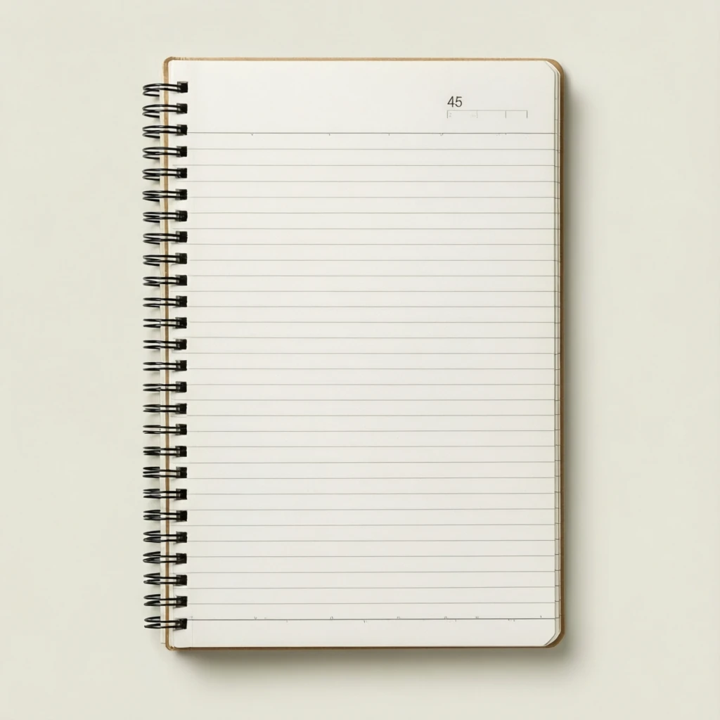 A5 Ruled Notebook