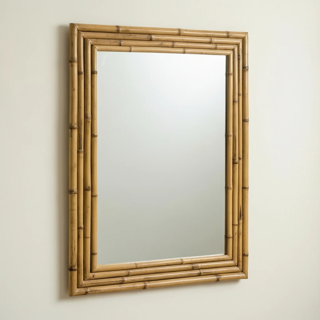 Bamboo Wall Mirror