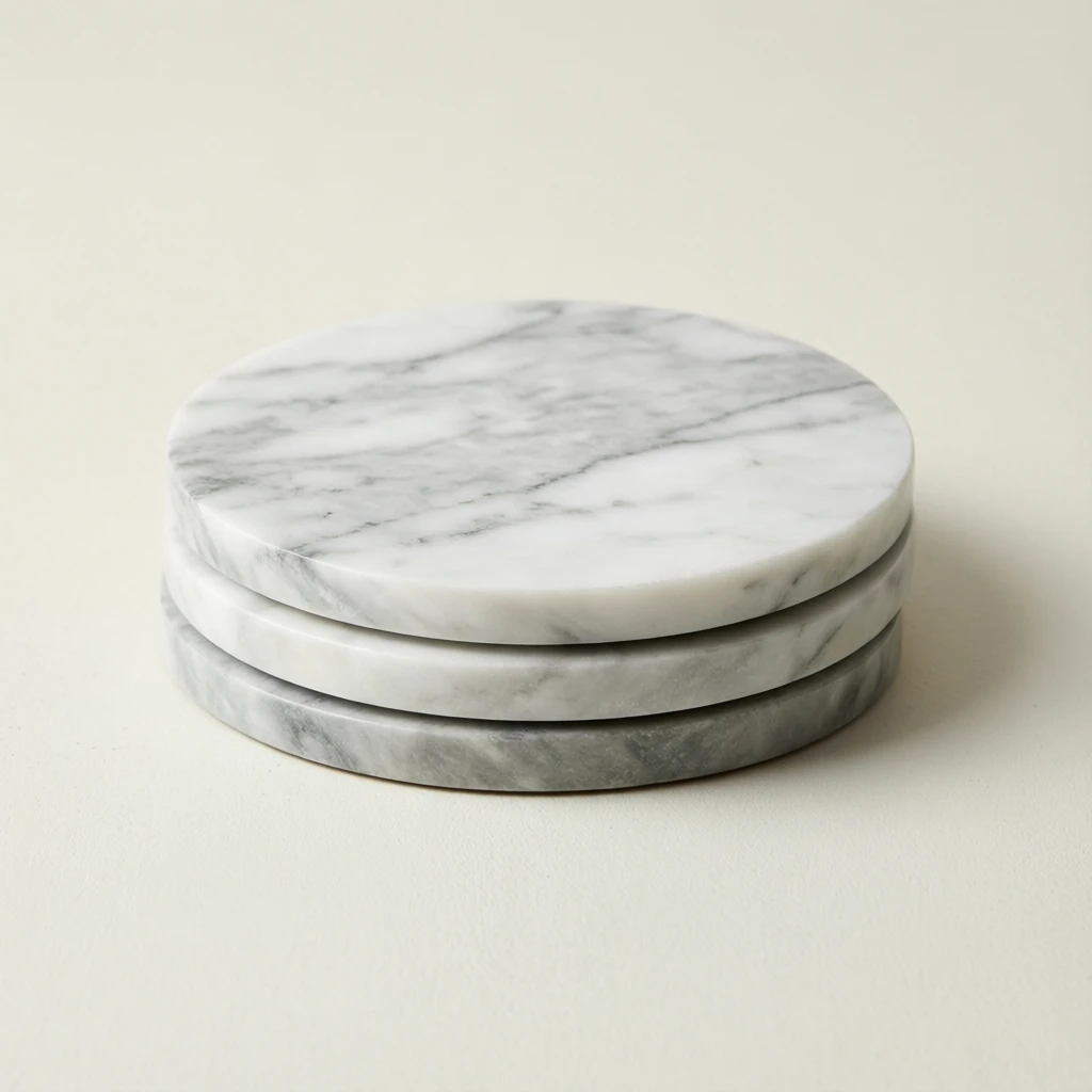 Marble Coaster Set