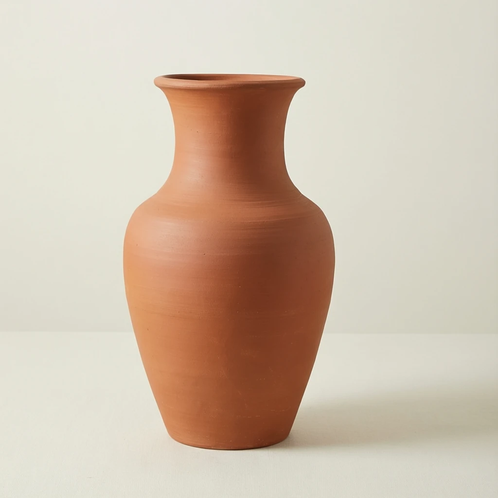 Terracotta Table Vase