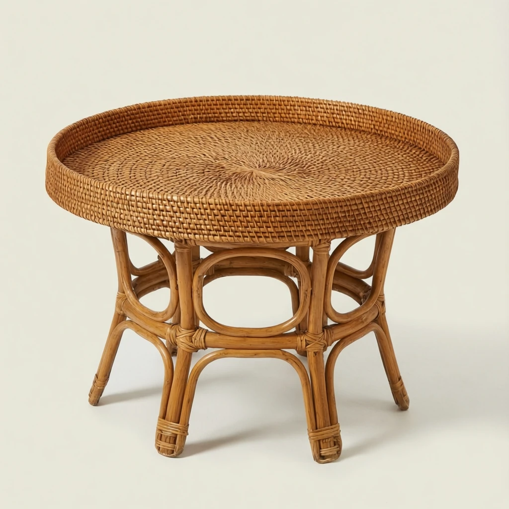 Rattan Tray Table