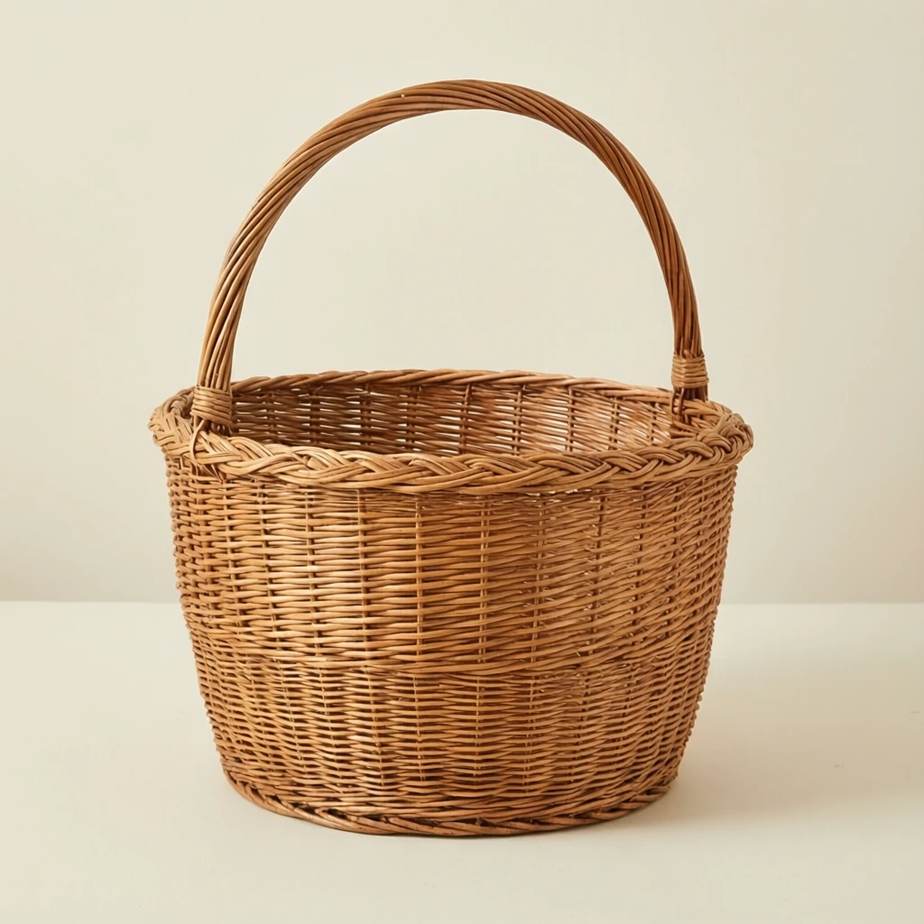 Rattan Flower Basket