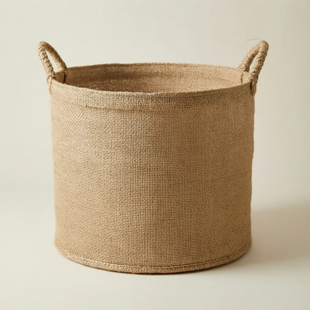 Jute Laundry Basket