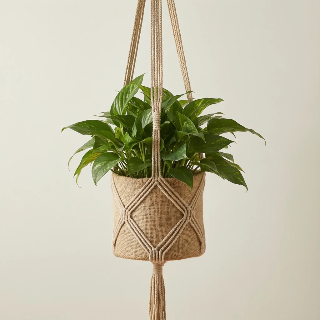 Jute Plant Hanger