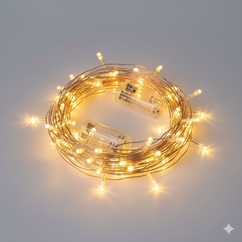 LED Fairy Lights (10m Warm White) view 2