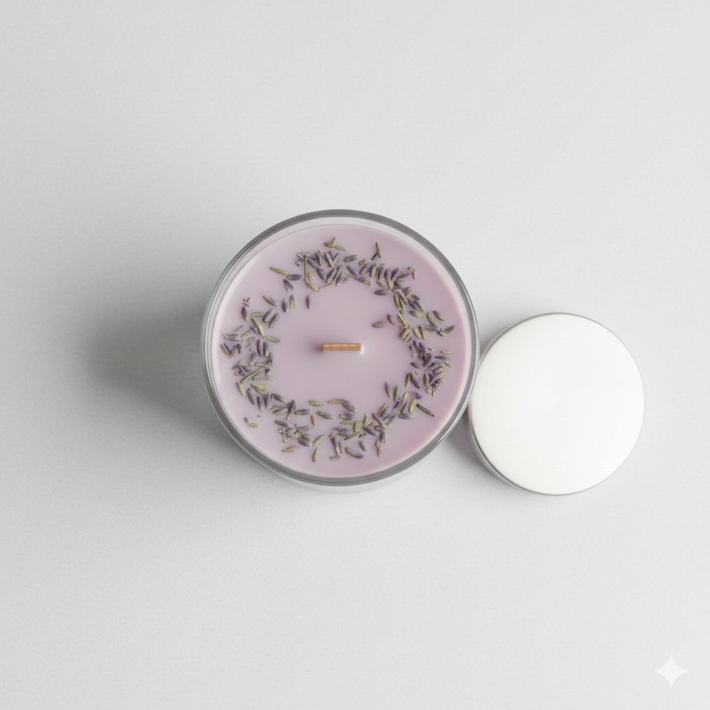 Scented Candle Jar (Lavender) view 2