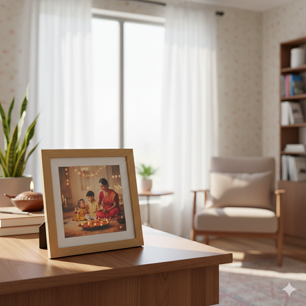 Wooden Photo Frame (A4) view 4