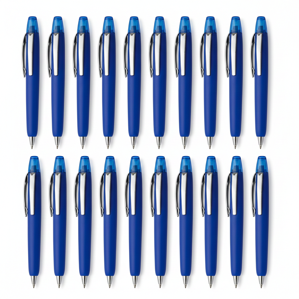 Ball Pen Set (10 pcs, Blue)