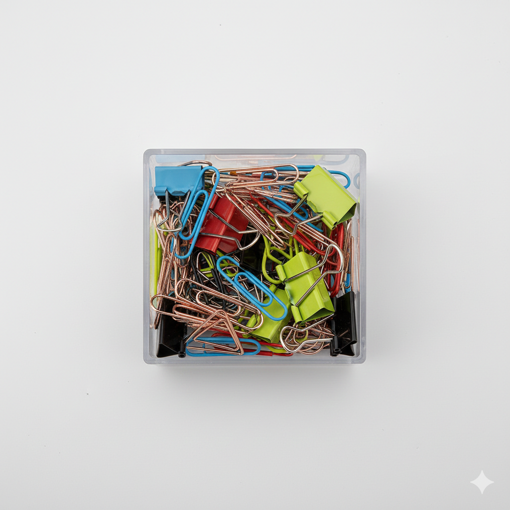 Paper Clips Box (Assorted) view 2