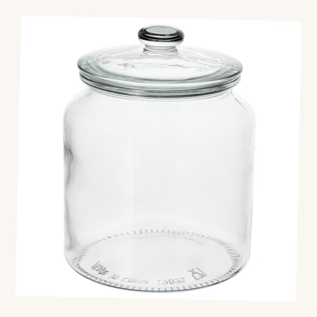 Glass Storage Jar Set