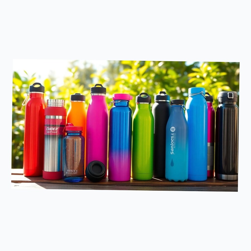 Reusable Water Bottle Set