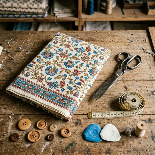 Cotton Dress Material — Floral Print thumbnail 3