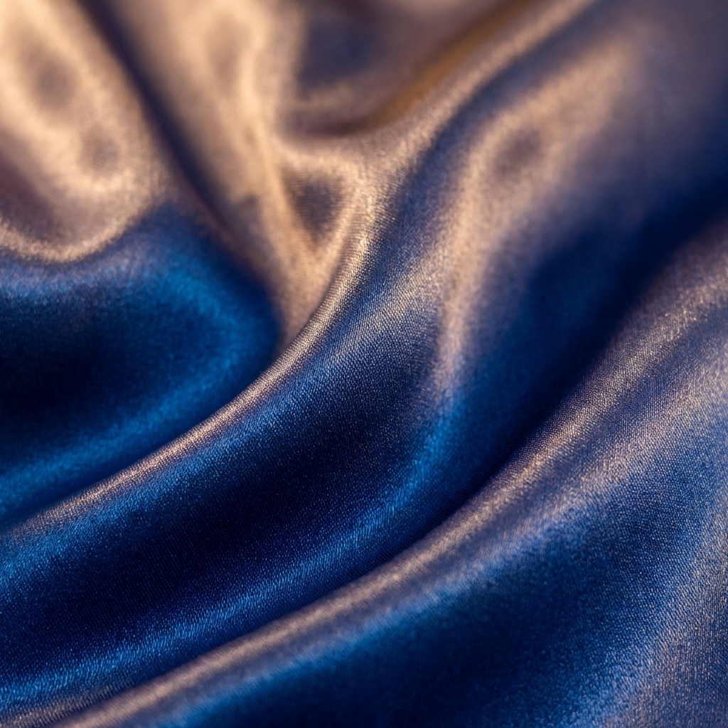 Art Silk Fabric — Deep Blue thumbnail 2