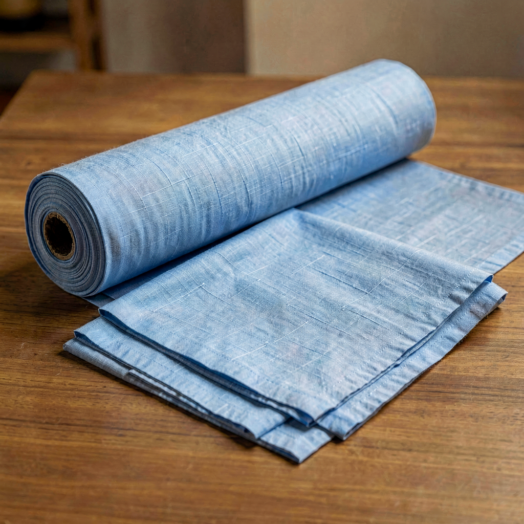 Cambric Cotton Fabric - Sky Blue