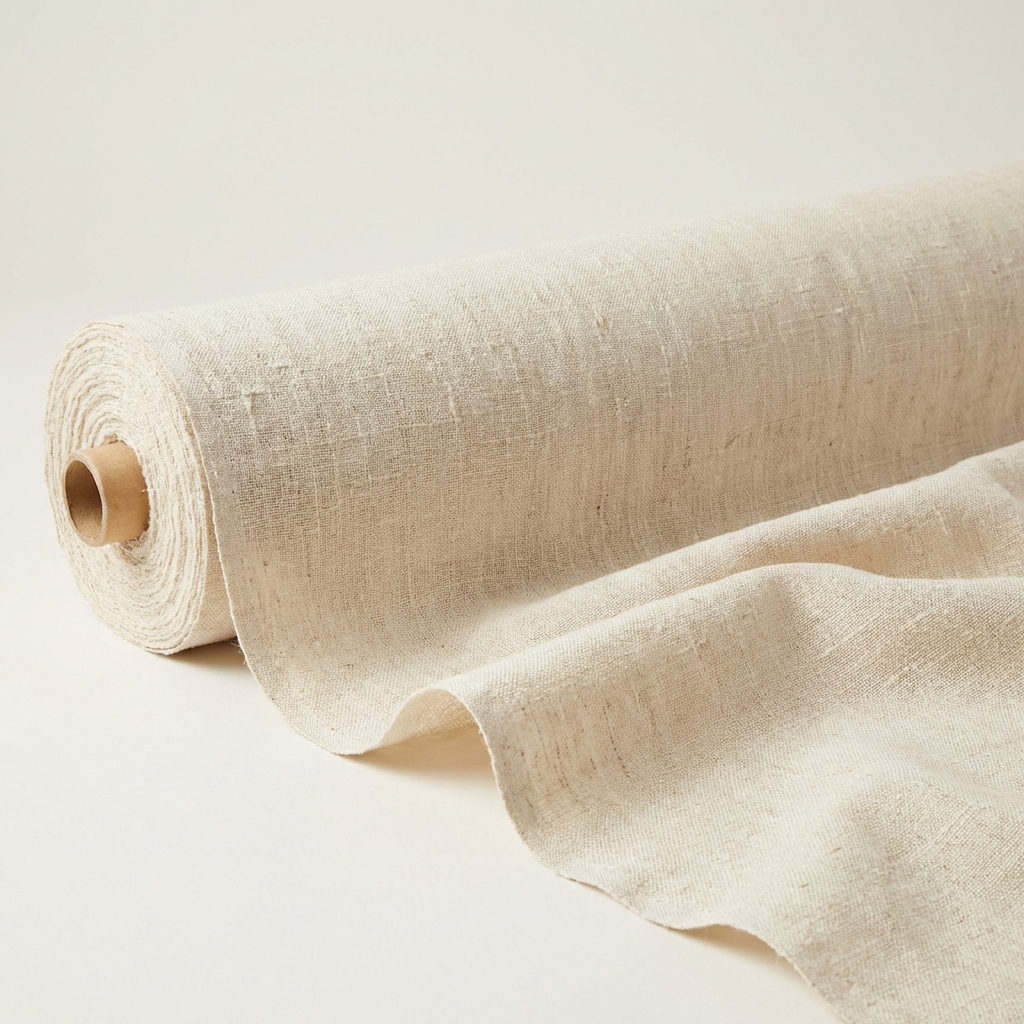 Linen Running Fabric — Natural