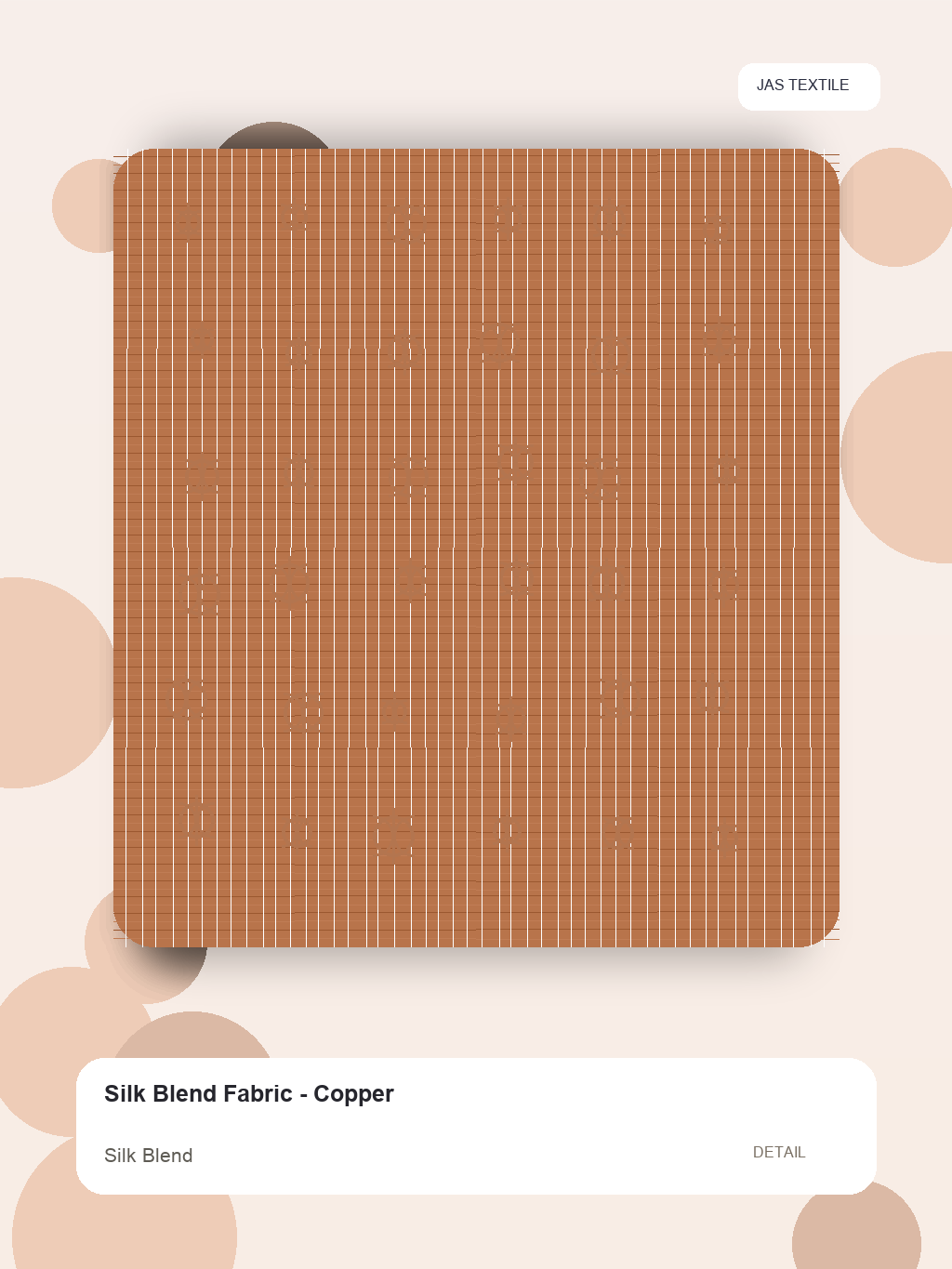 Silk Blend Fabric - Copper thumbnail 2