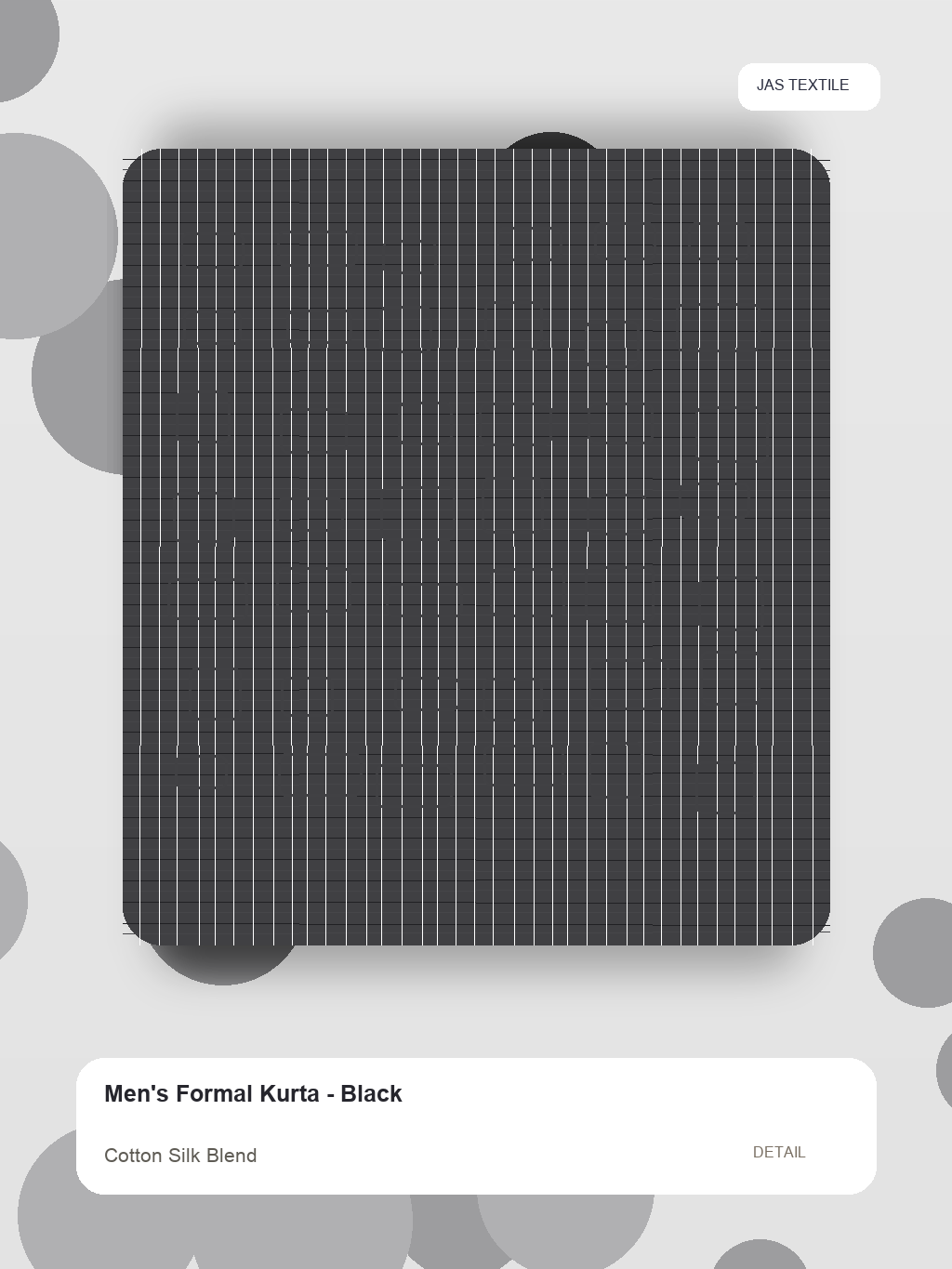 Men's Formal Kurta - Black thumbnail 2