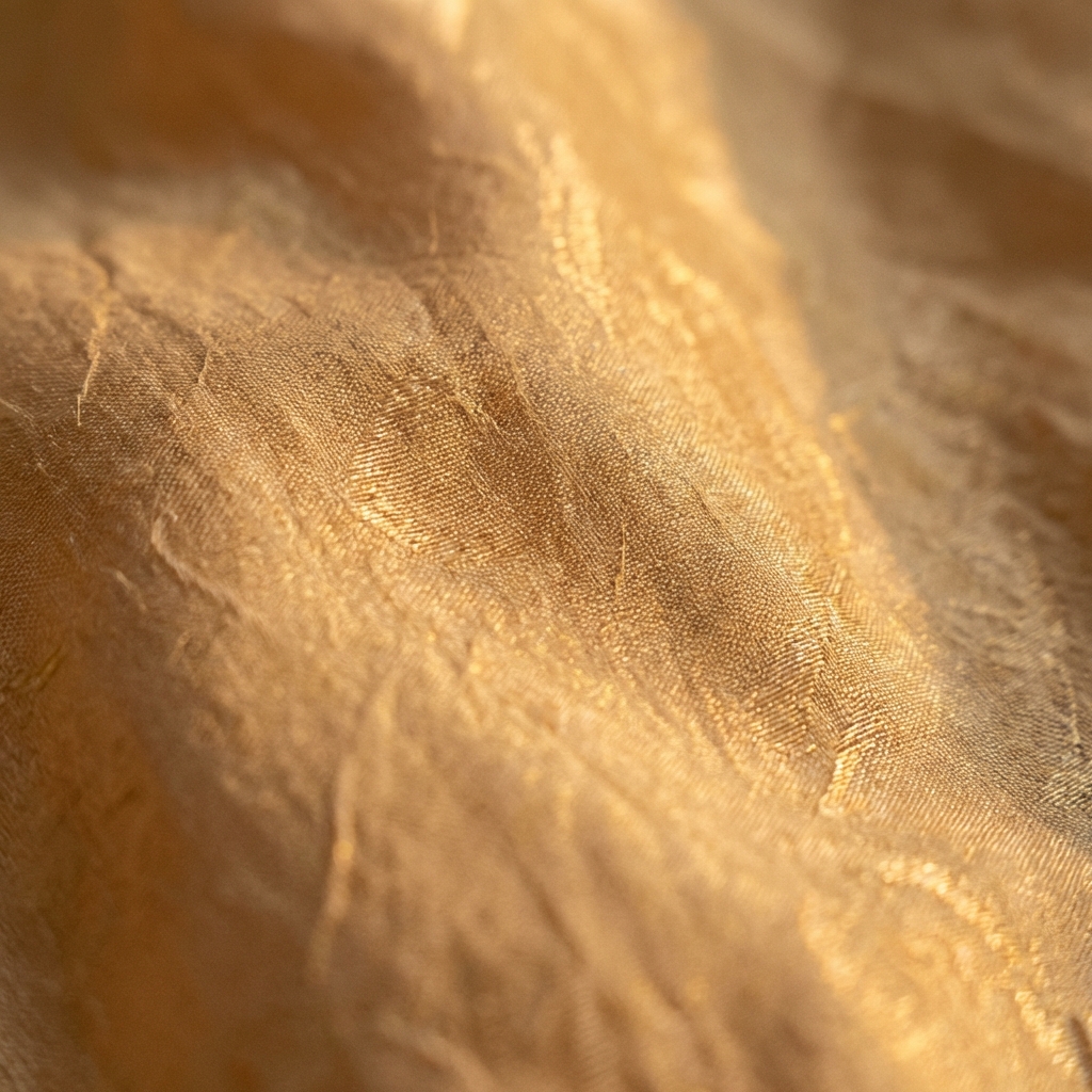 Men's Silk Kurta — Champagne Gold thumbnail 2