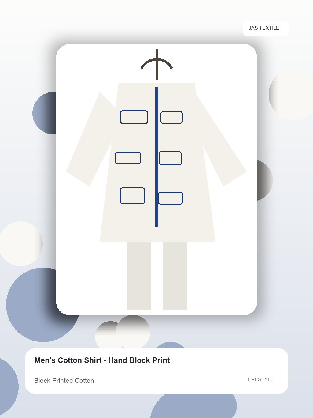 Men's Cotton Shirt - Hand Block Print thumbnail 3