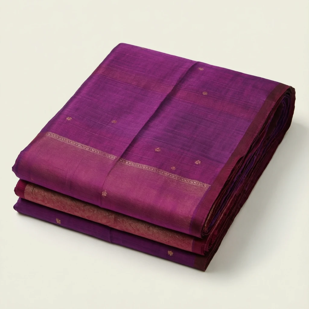 Cotton Tant Saree Mauve