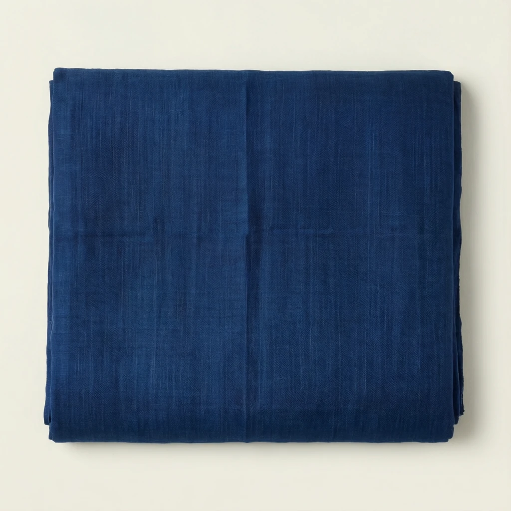 Linen Tant Saree Indigo