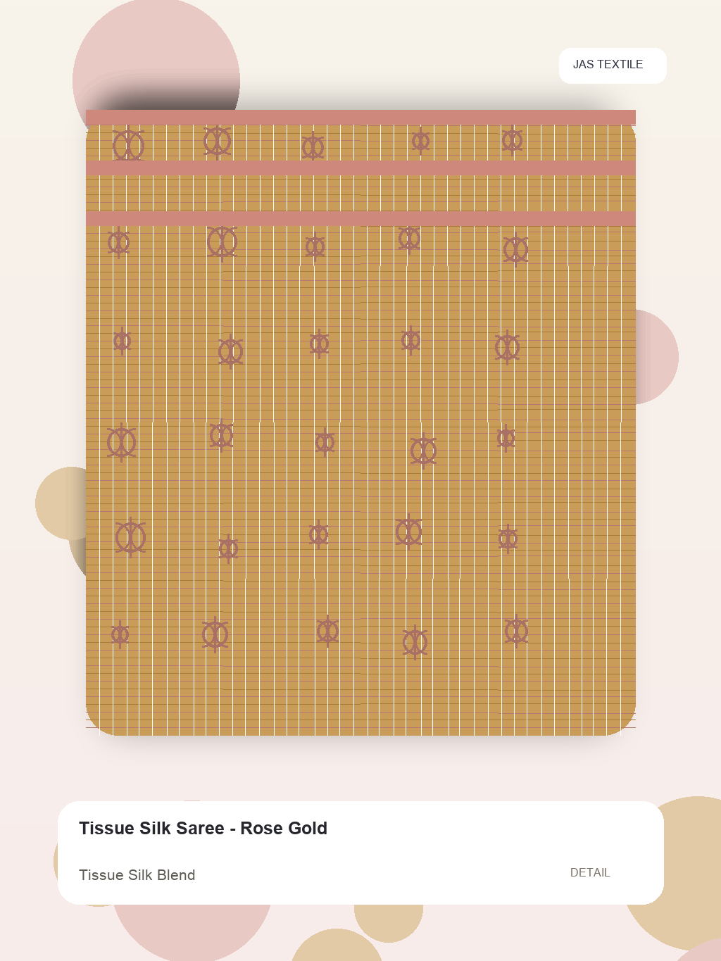 Tissue Silk Saree - Rose Gold thumbnail 2