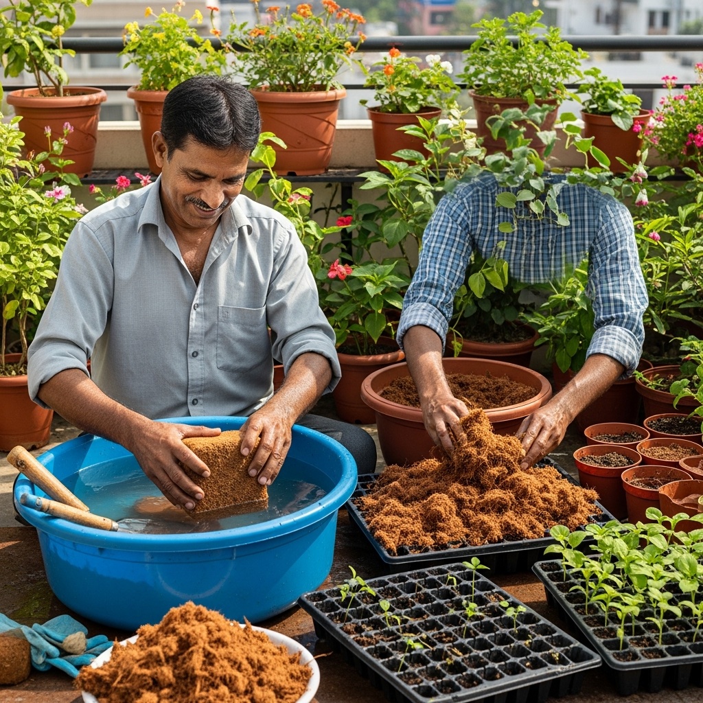 Coco Peat Block (5 kg) - View 3