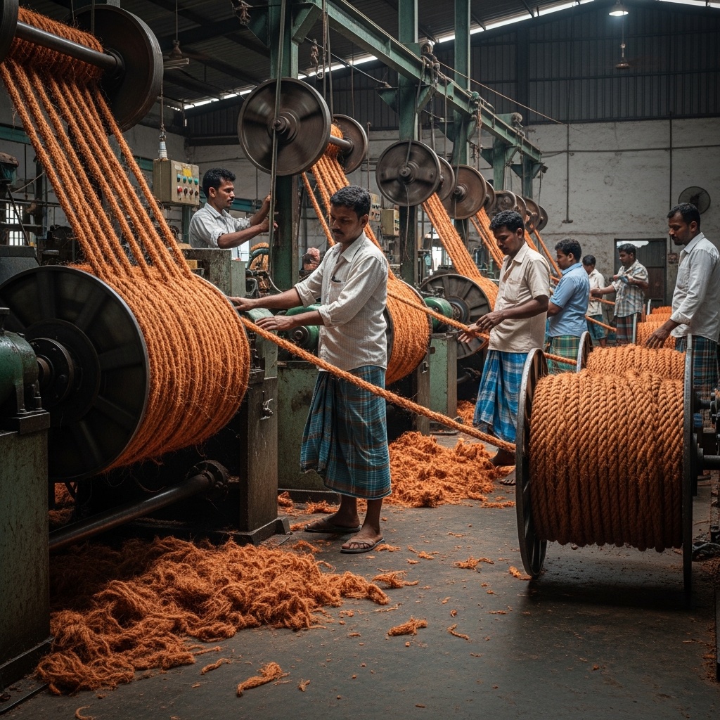 Coco Fiber Rope (100m roll) - View 2