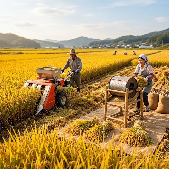 Harvesting & Threshing